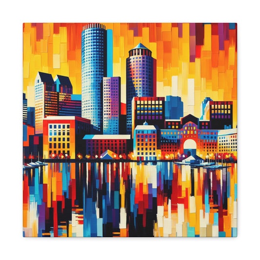 Harbor City Hues - Canvas