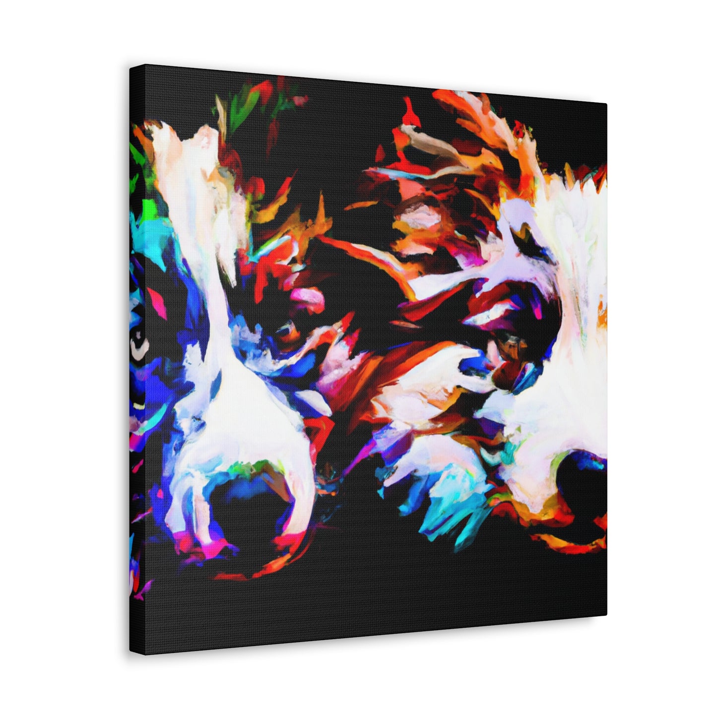 Fur Flowing Freedom - Canvas