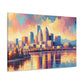 "Vibrant Enchantment: Salt Lake" - Canvas