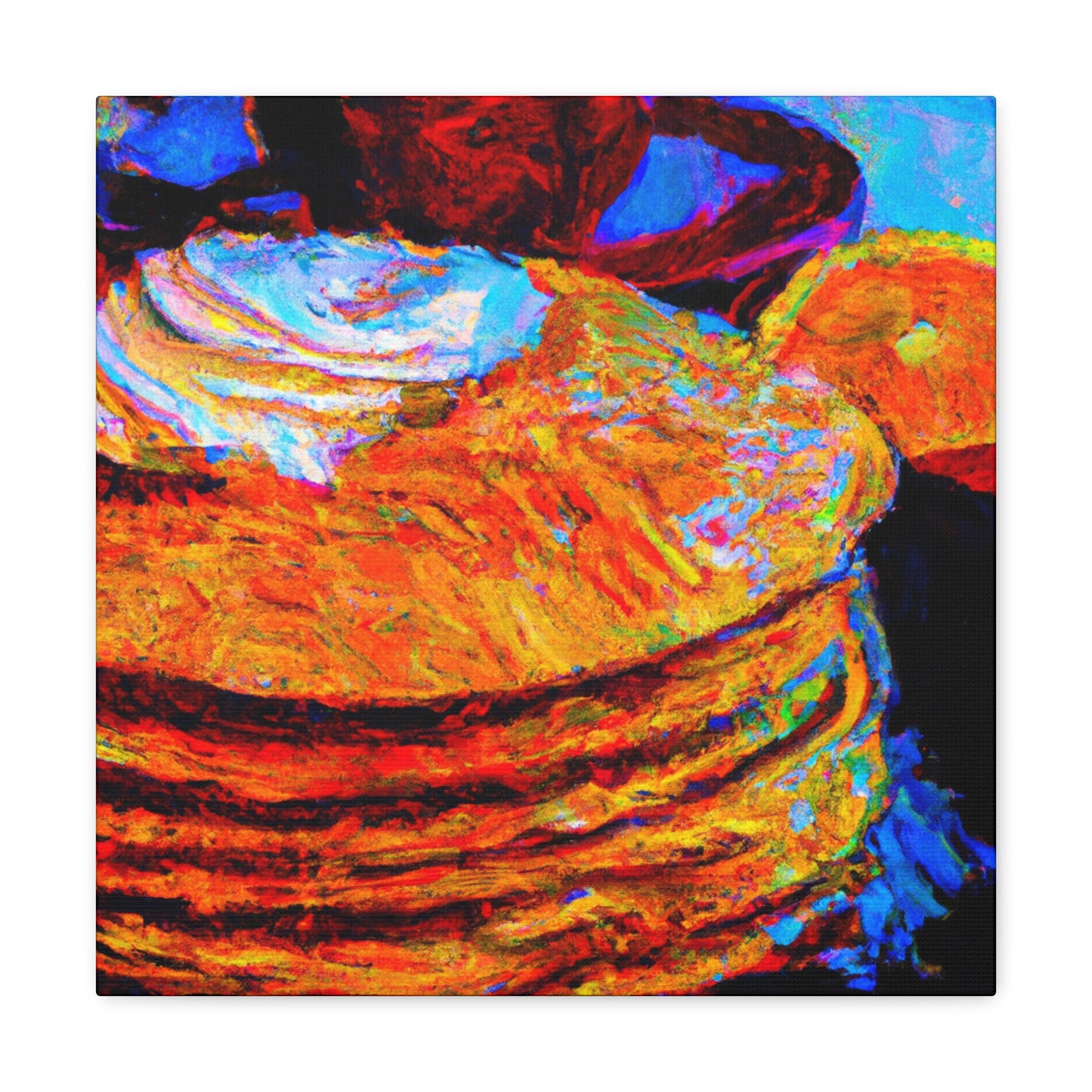 "Pancakes and Post-Impressionism" - Canvas