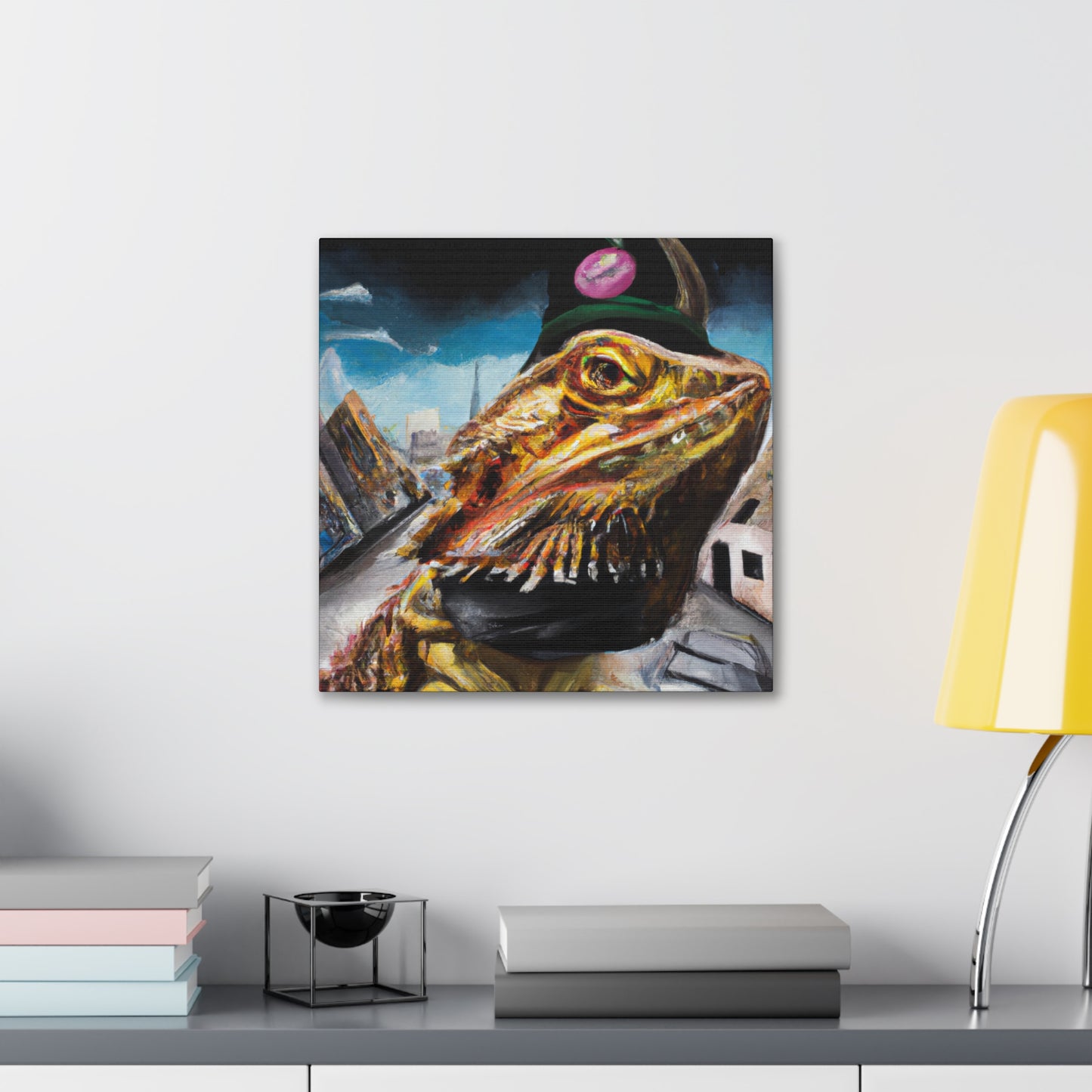 Bearded Dragon Portrait - Canvas