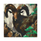 Majestic Rocky Bighorns - Canvas