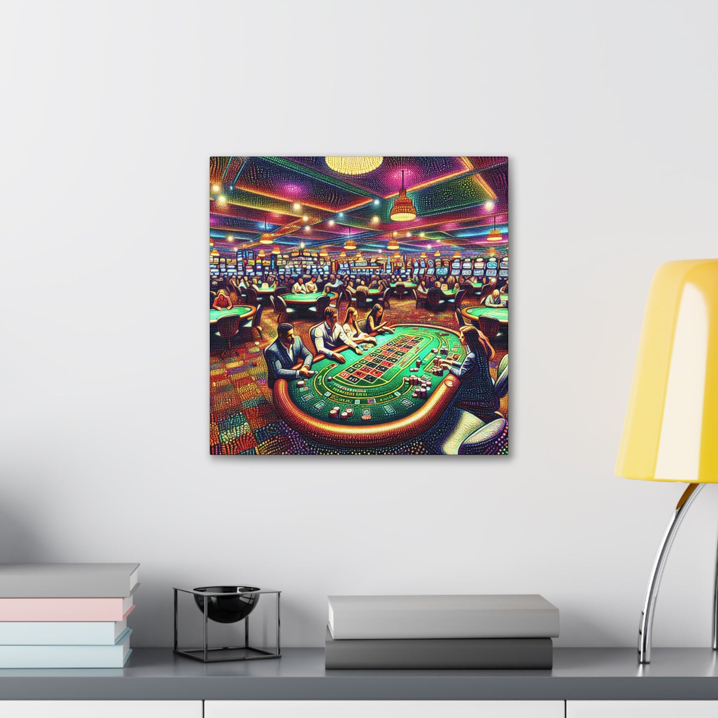 "Glittering Game Floor" - Canvas