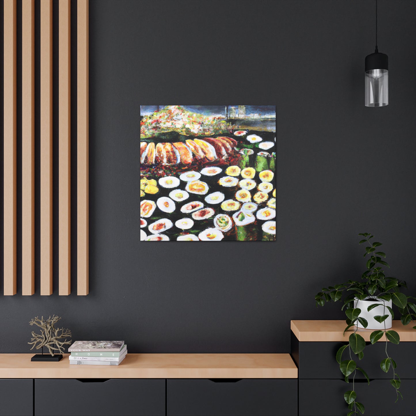 Sushi in Impressionism - Canvas