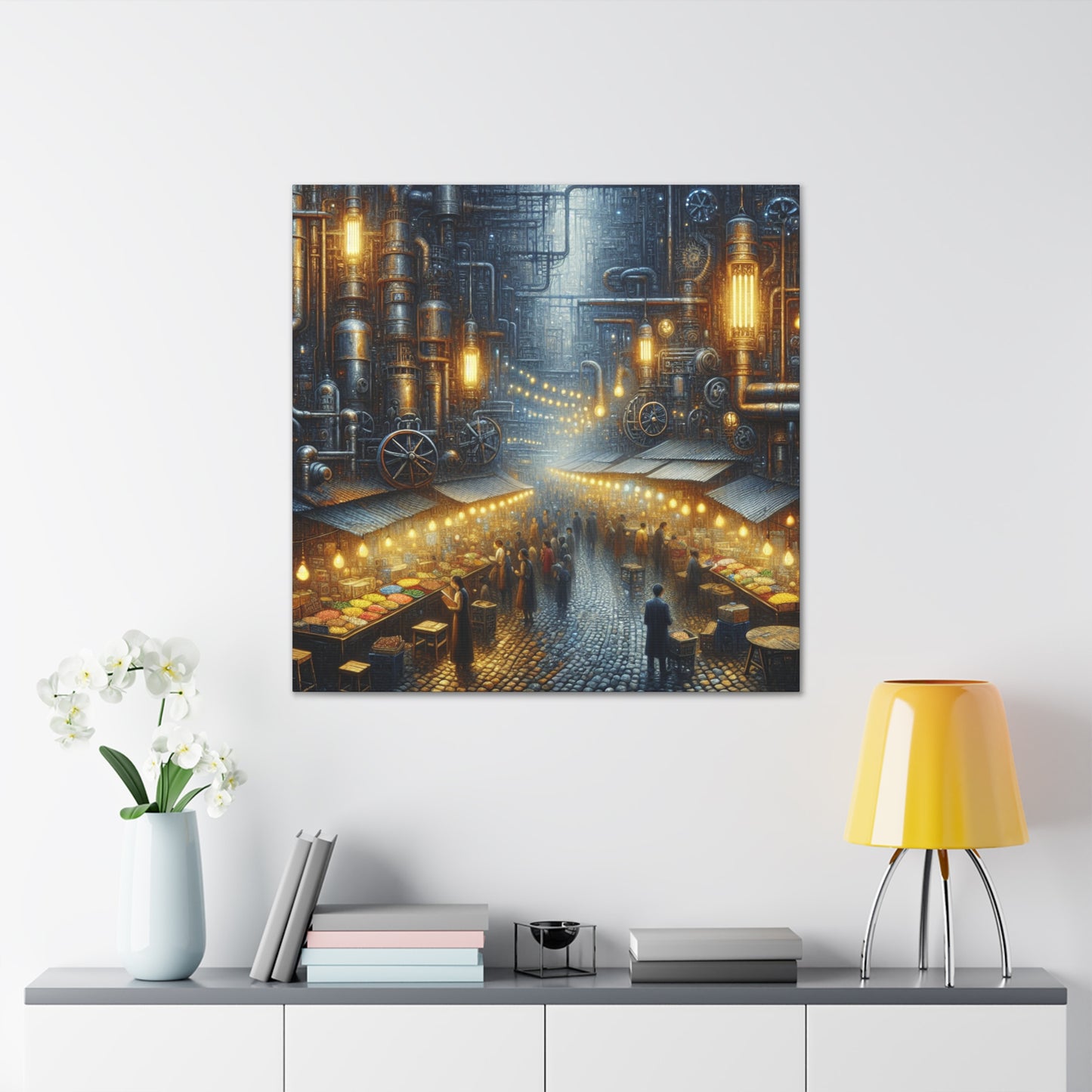 Midnight Bazaar Dreams - Canvas