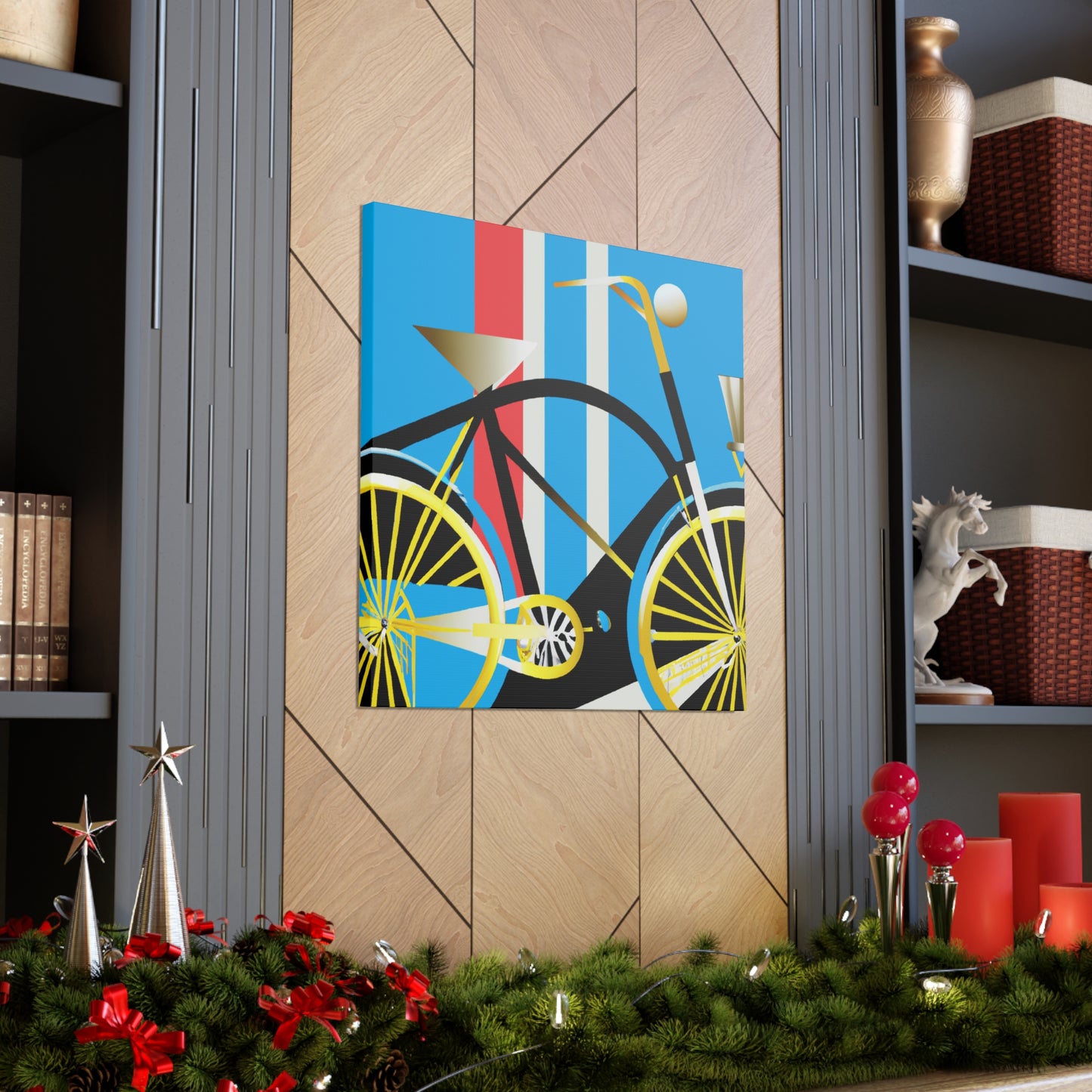 Bicycling Through Deco - Canvas