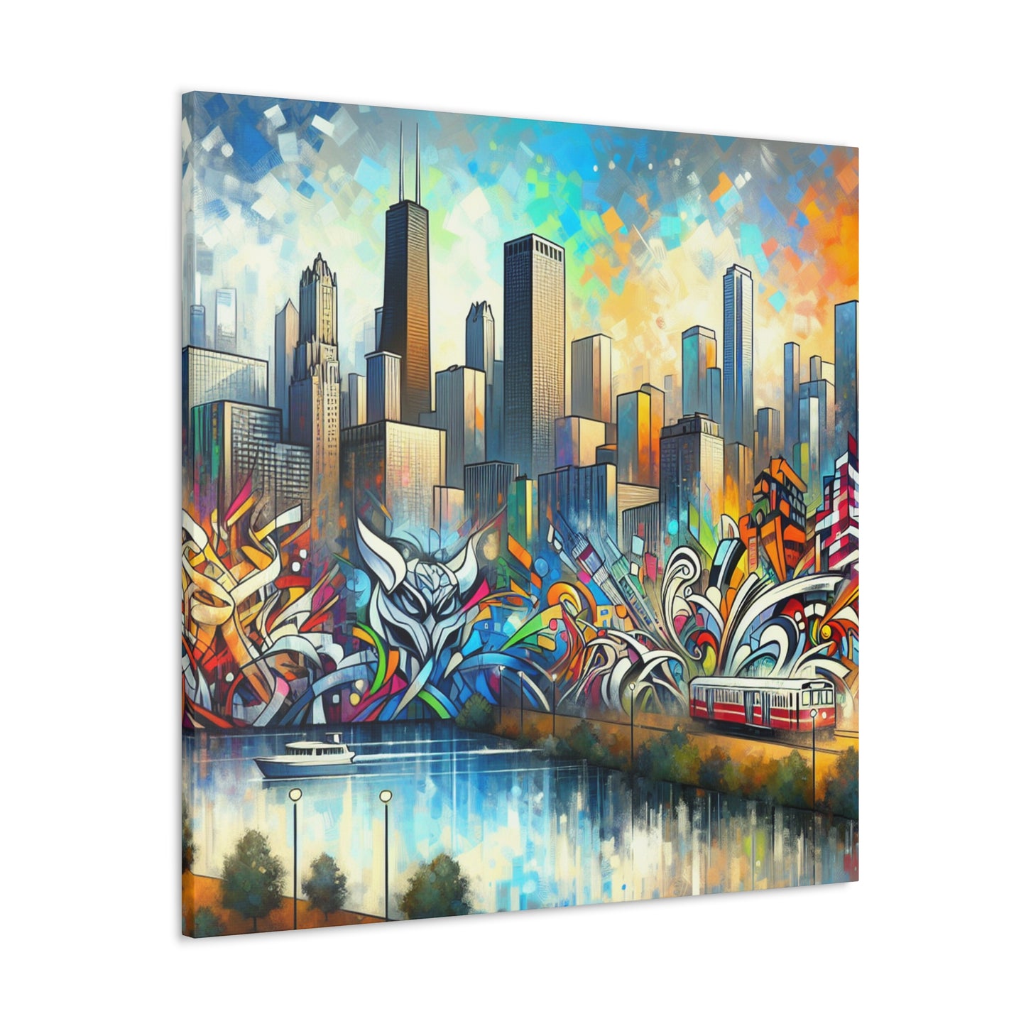 "Urban Dreams Unleashed" - Canvas