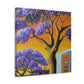 "Purple Jacaranda Bloom" - Canvas