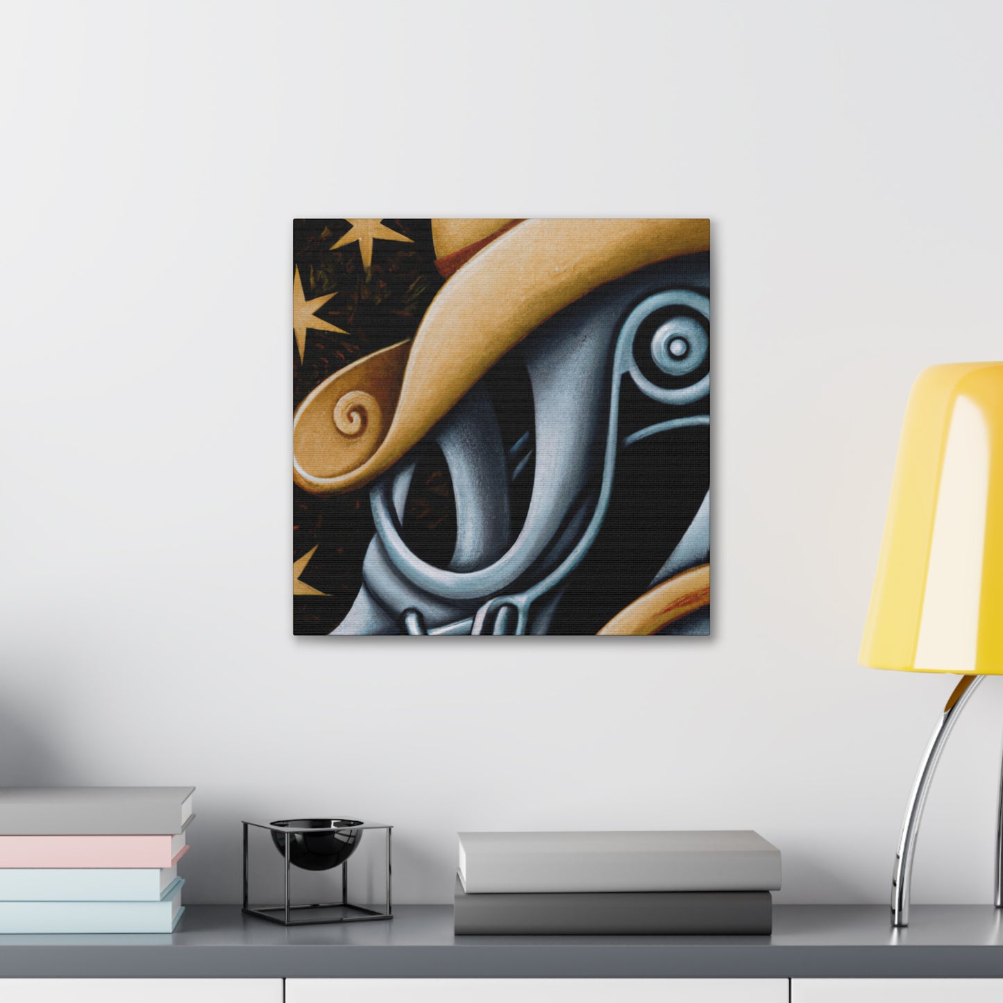 "Saddle in Moonlight Glow" - Canvas