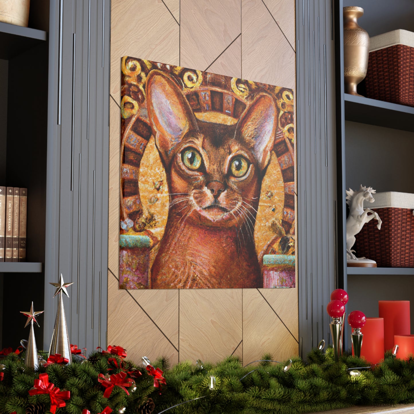 Abyssinian Splendor Scene - Canvas