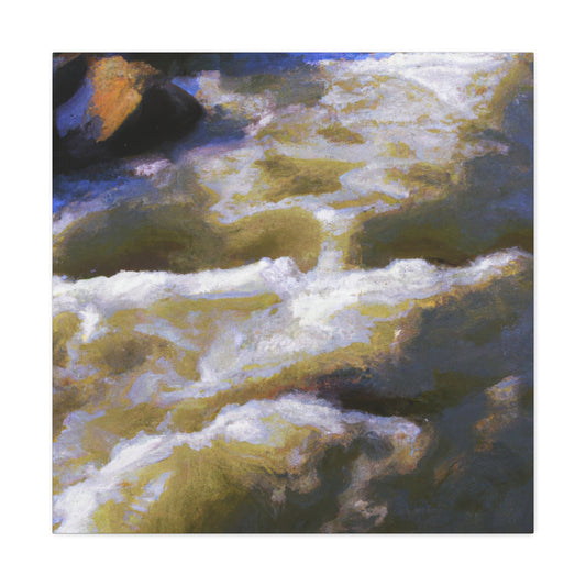 River Reflections Illumined - Canvas