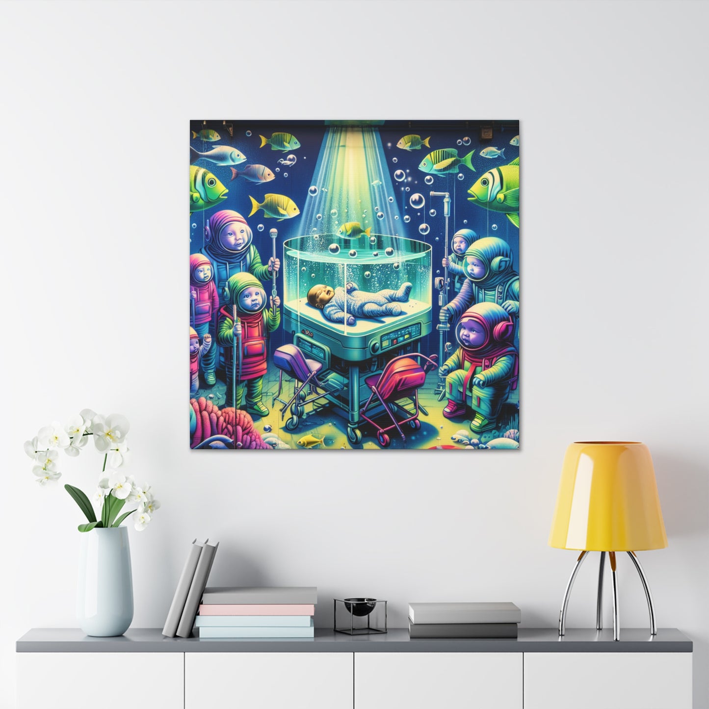 Enchanting Marine Masterpiece. - Canvas