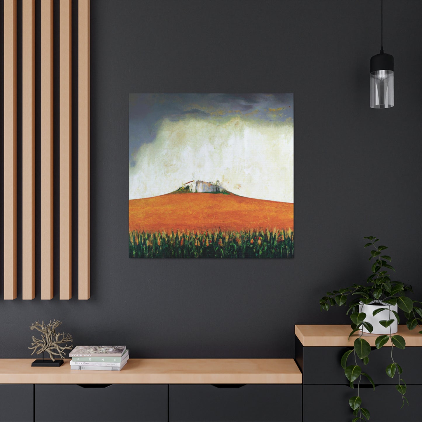 "Crops in Abstracted Fields" - Canvas