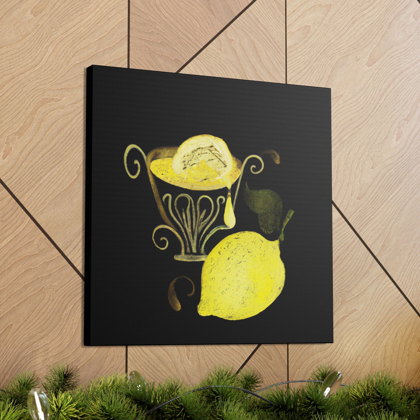 "A Lemon Baroque Delight" - Canvas