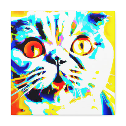 Scottish Fold Reflection - Canvas