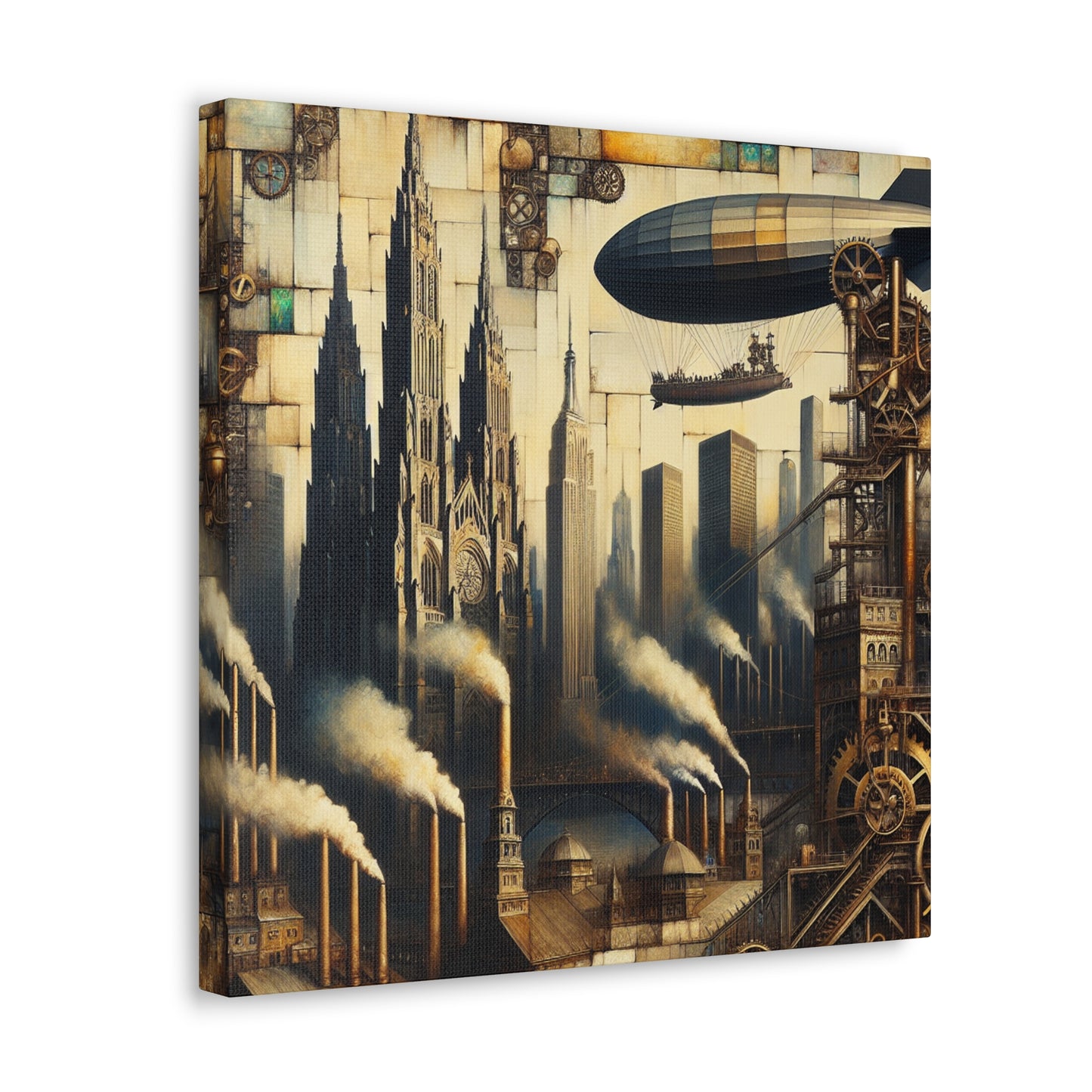 "Gears of Gotham" - Canvas