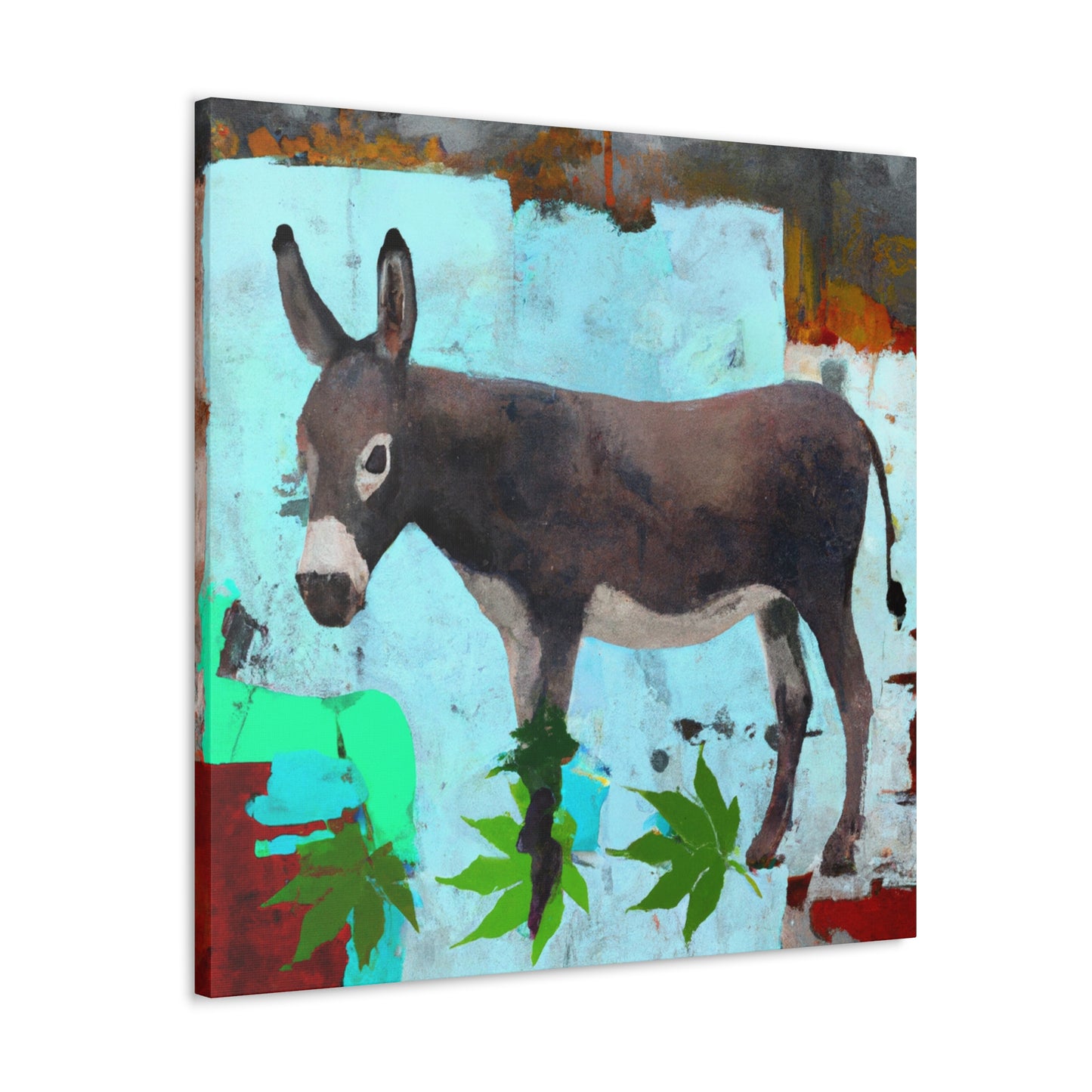 Ode to Donkey Art - Canvas