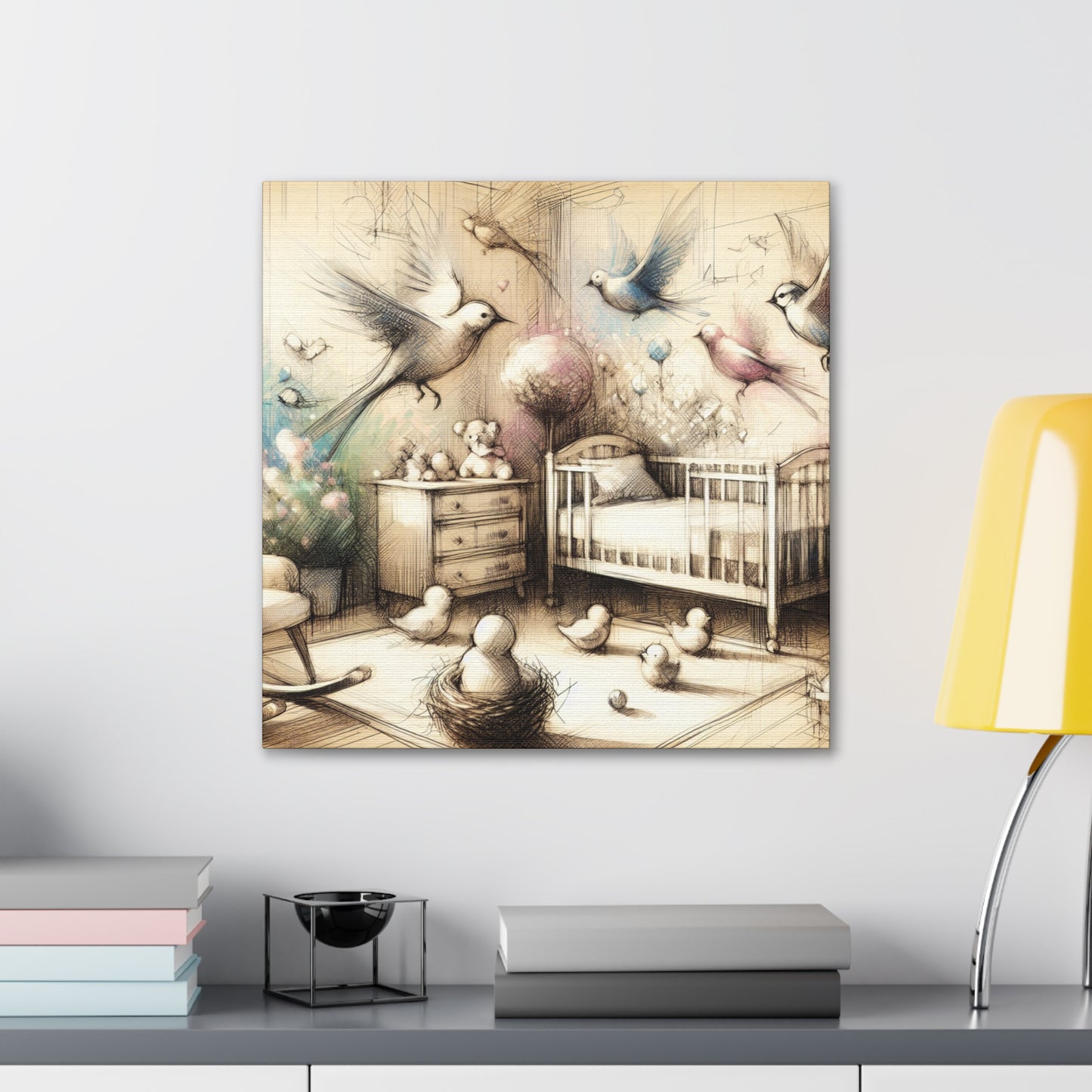 Flight of Feathered Dreams - Canvas