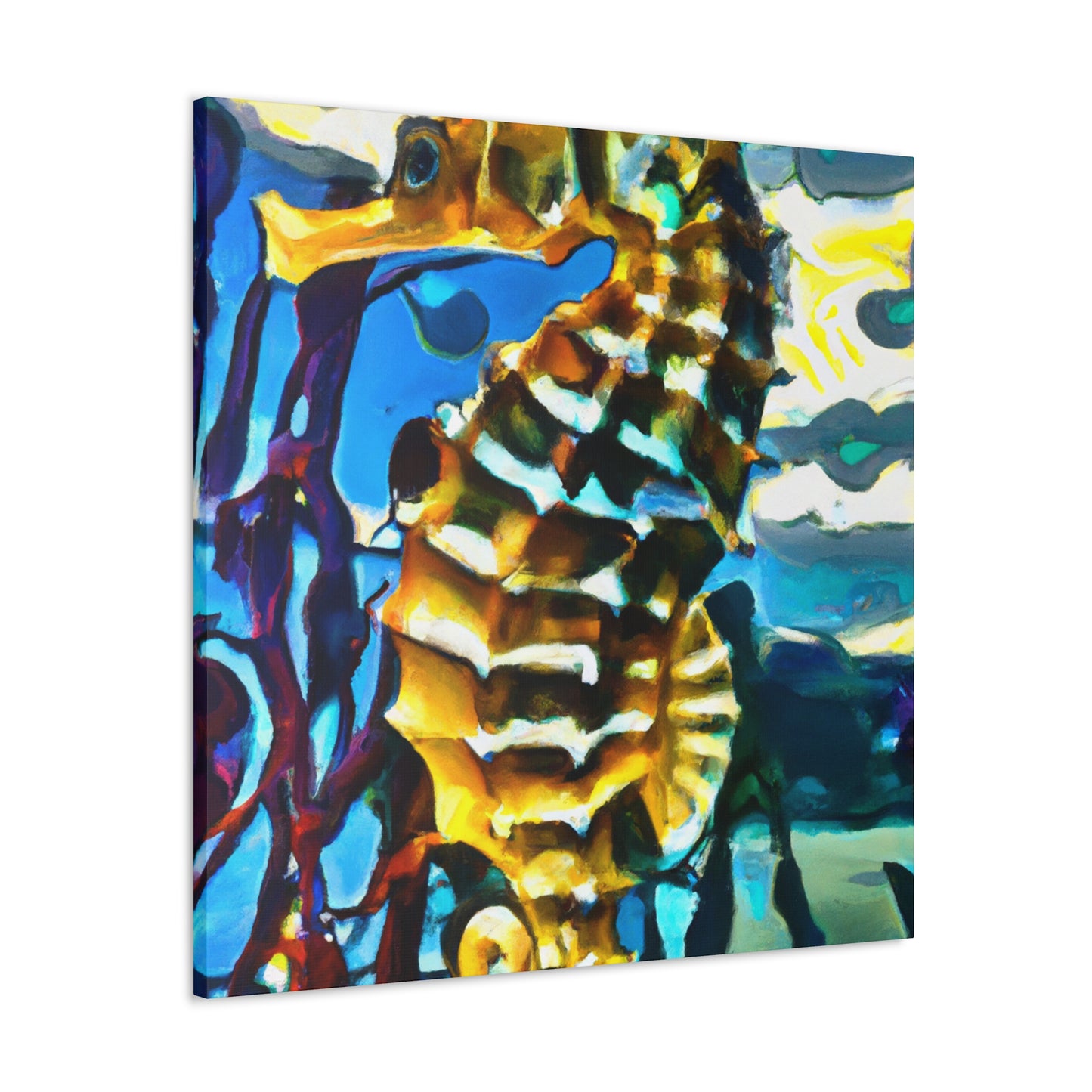 "Seahorse in Surreality" - Canvas