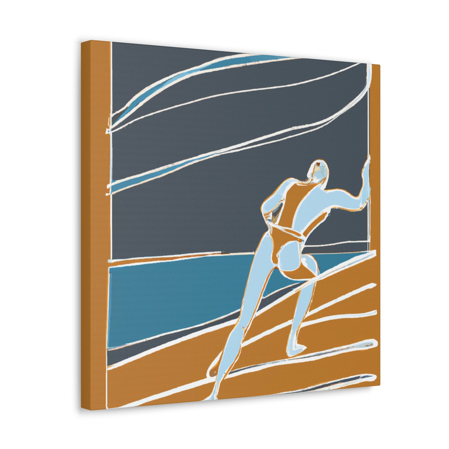 Surfing the Wavelets - Canvas