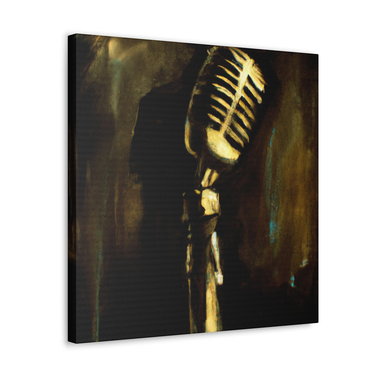 "The Musician's Microphone" - Canvas