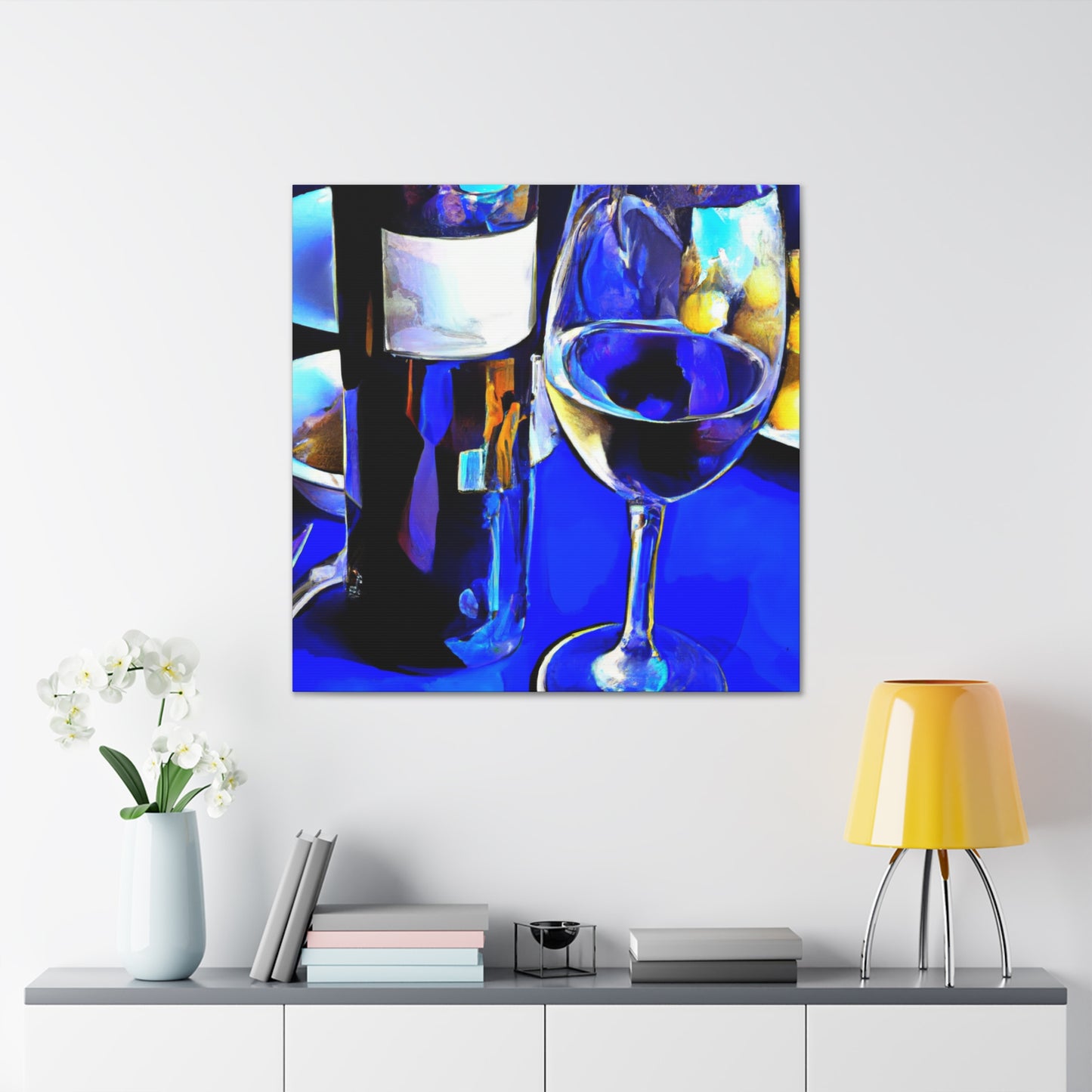 Drinking the Wine Grape - Canvas