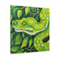 Green Tree Python Dance - Canvas