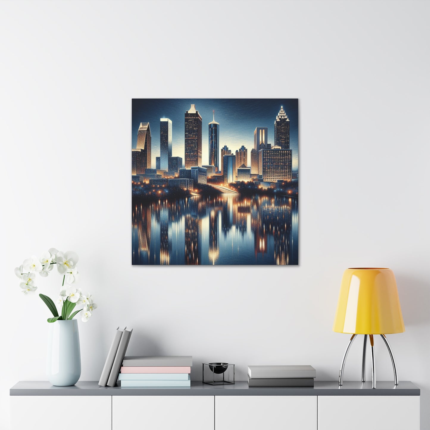 "Vibrant Urban Dreams" - Canvas