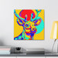 Reindeer Pop Art Pop - Canvas