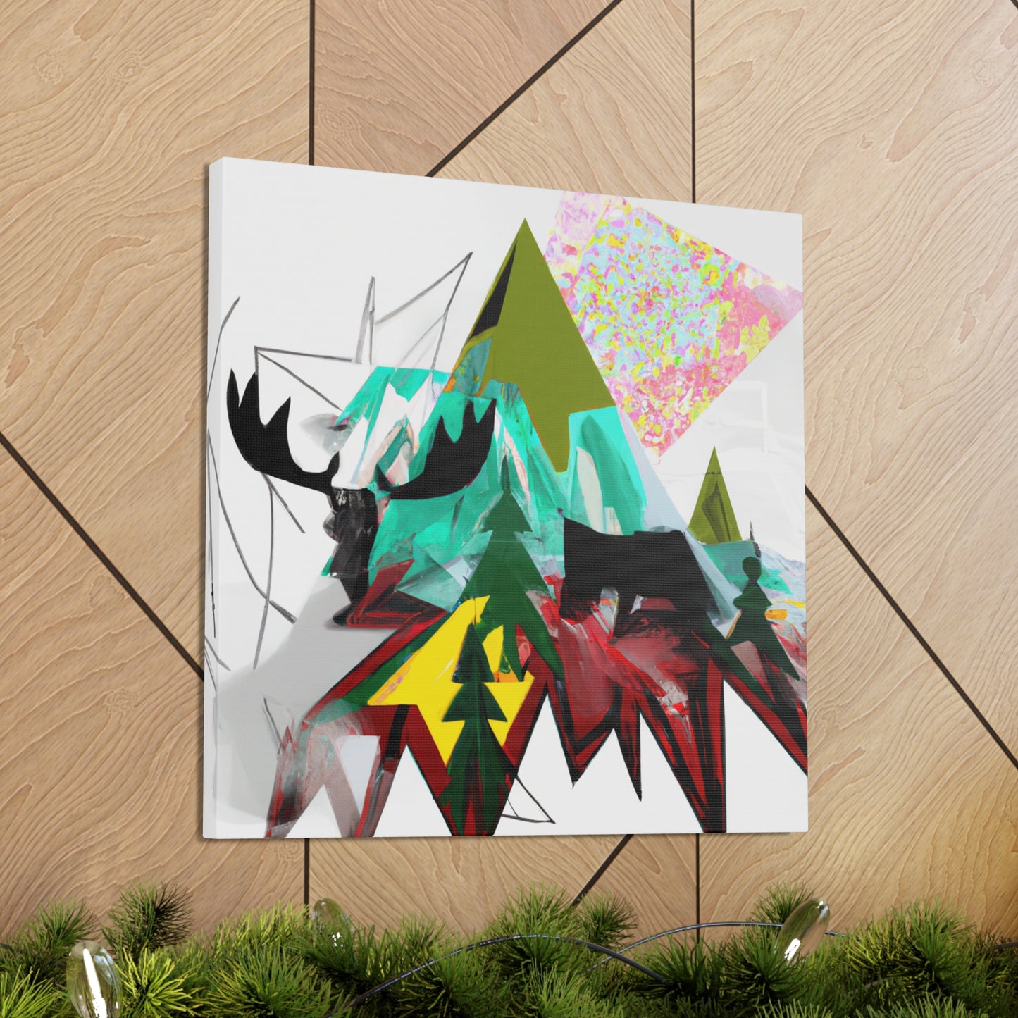 Moose in Dreamland - Canvas