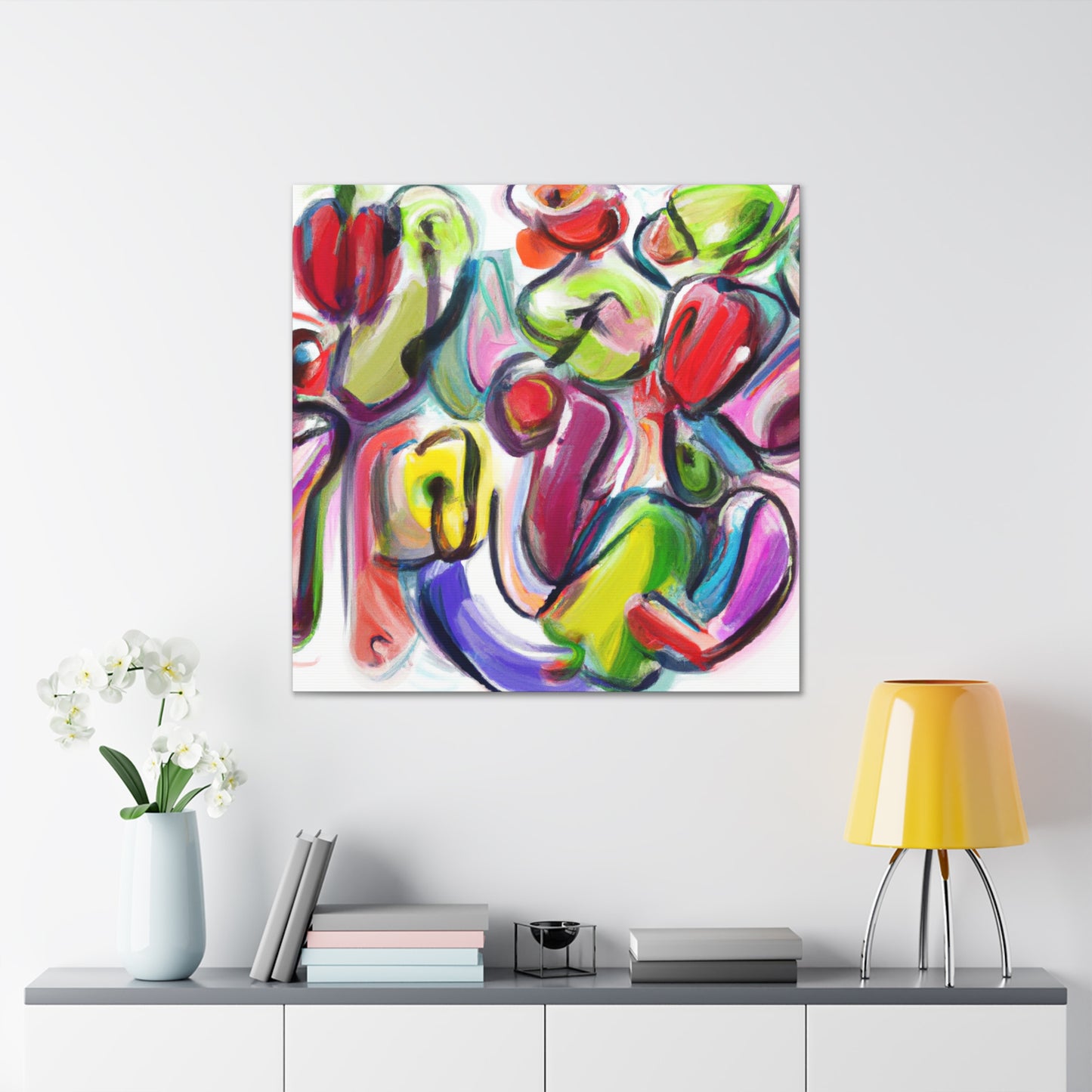 "Vegetables in Abstraction" - Canvas