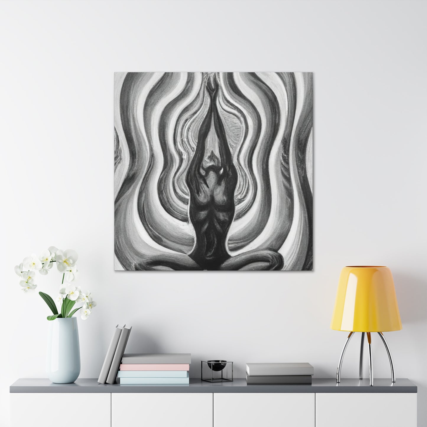 Yoga in the Clouds - Canvas