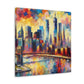 "Enchanting Melodies of Manhattan" - Canvas