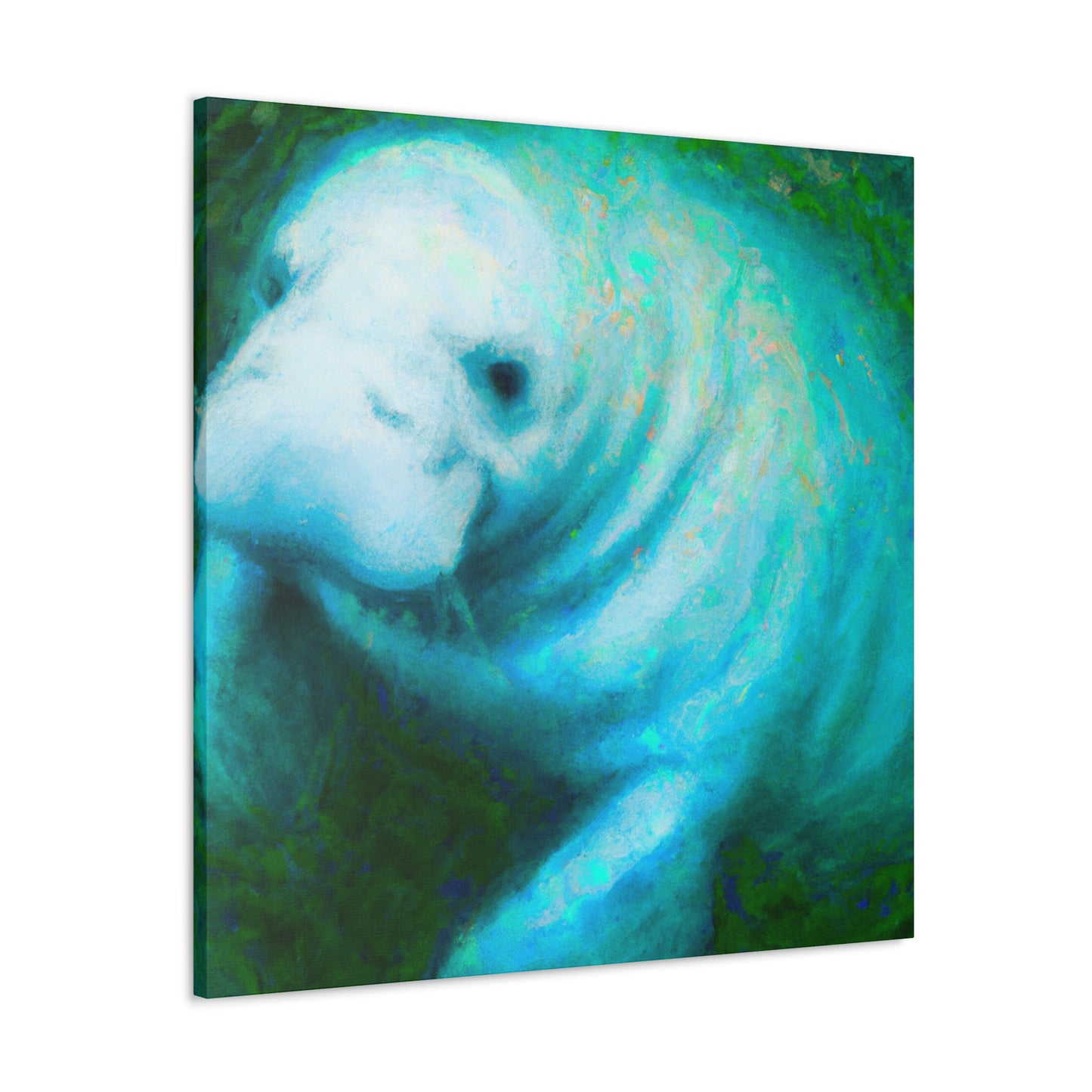 Manatee in Movement - Canvas