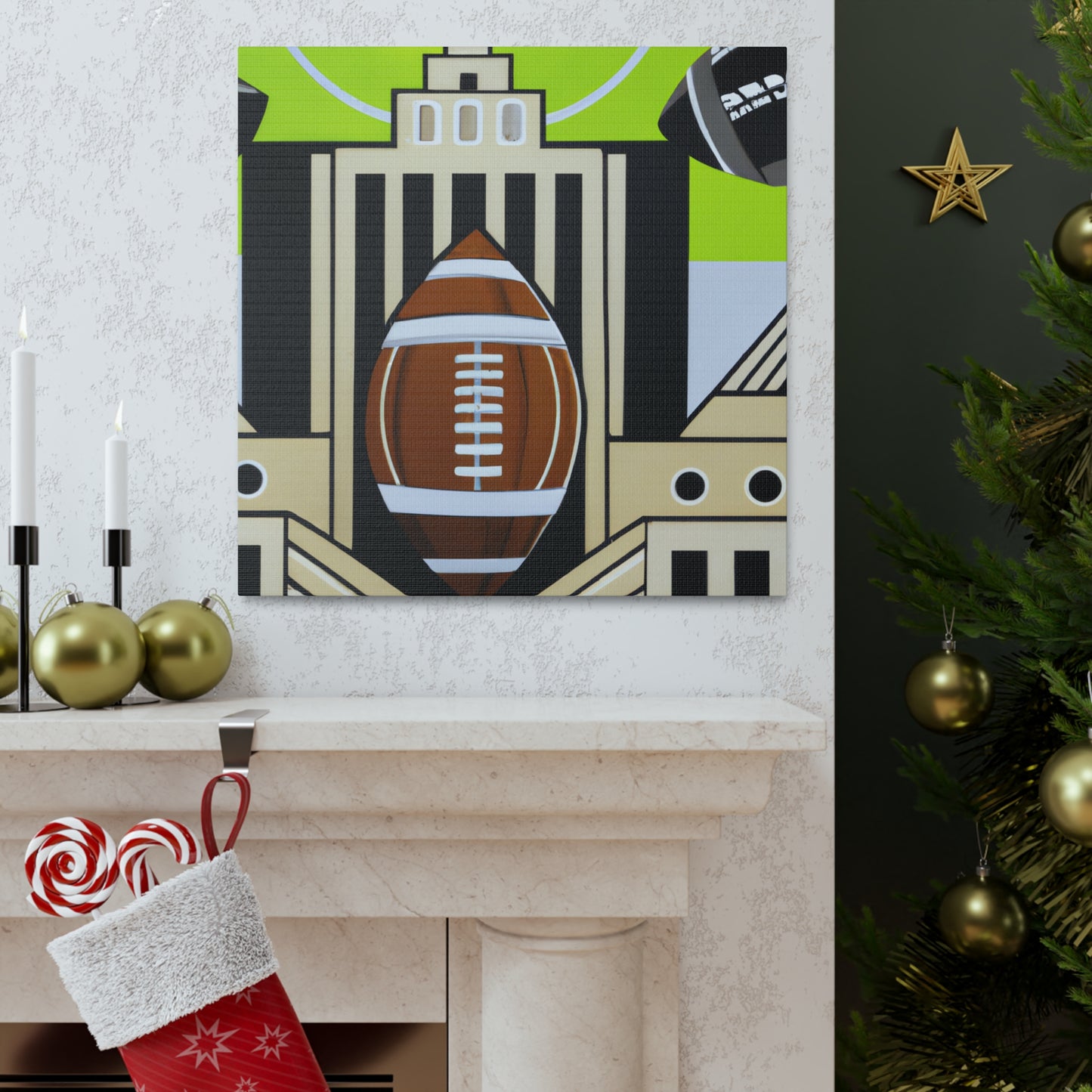 "Football's Gleaming Splendor" - Canvas