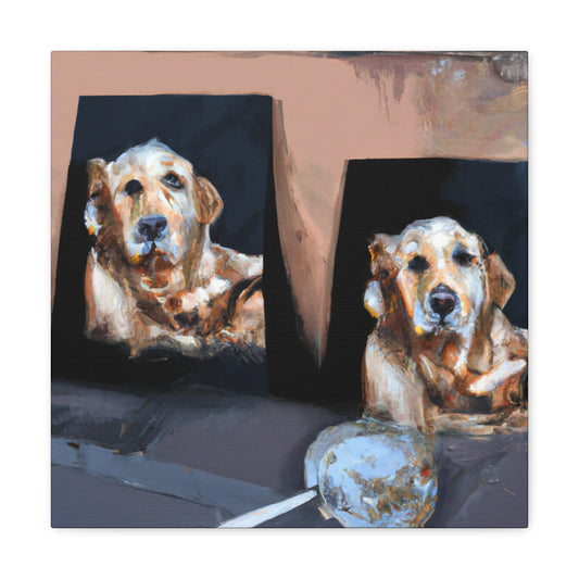 Golden Retriever Radiance - Canvas