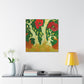 Poppies in Moonlight - Canvas