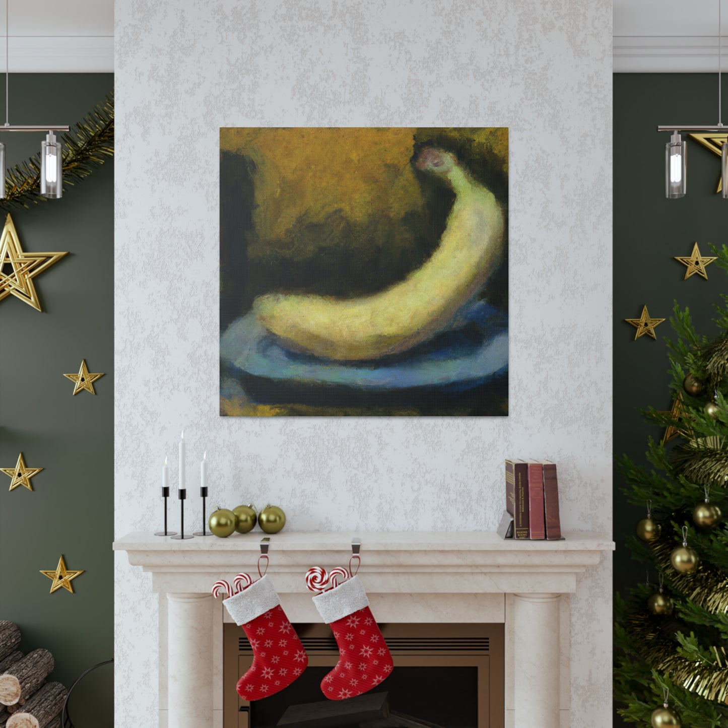 "Bananas Adorned with Gold" - Canvas