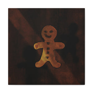 Gingerbread Man Minimalism - Canvas