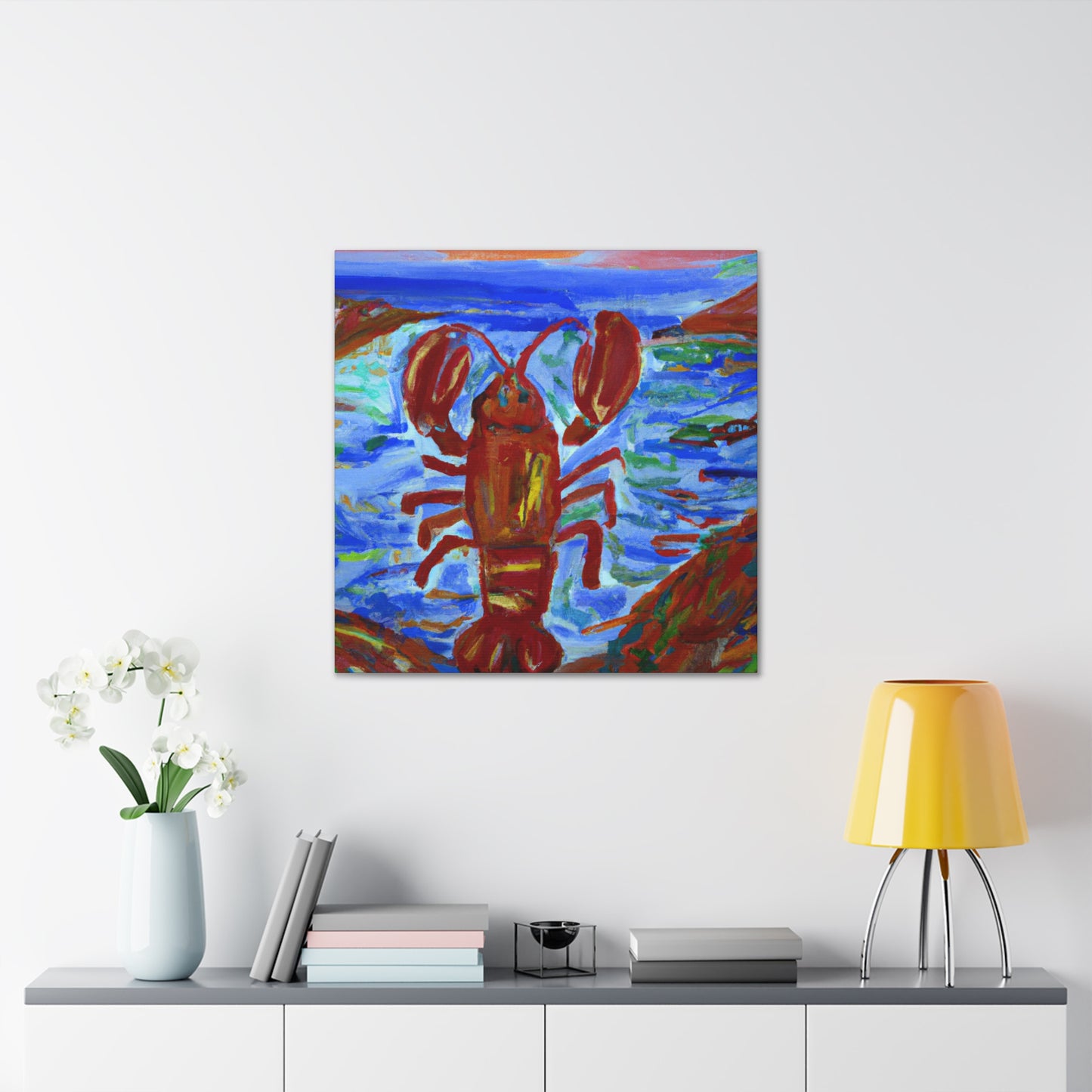 Lobster in Impressionism - Canvas