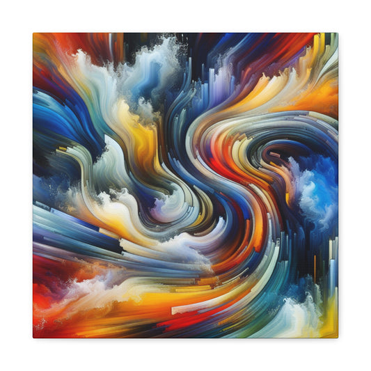 Whirling Cosmic Symphony - Canvas