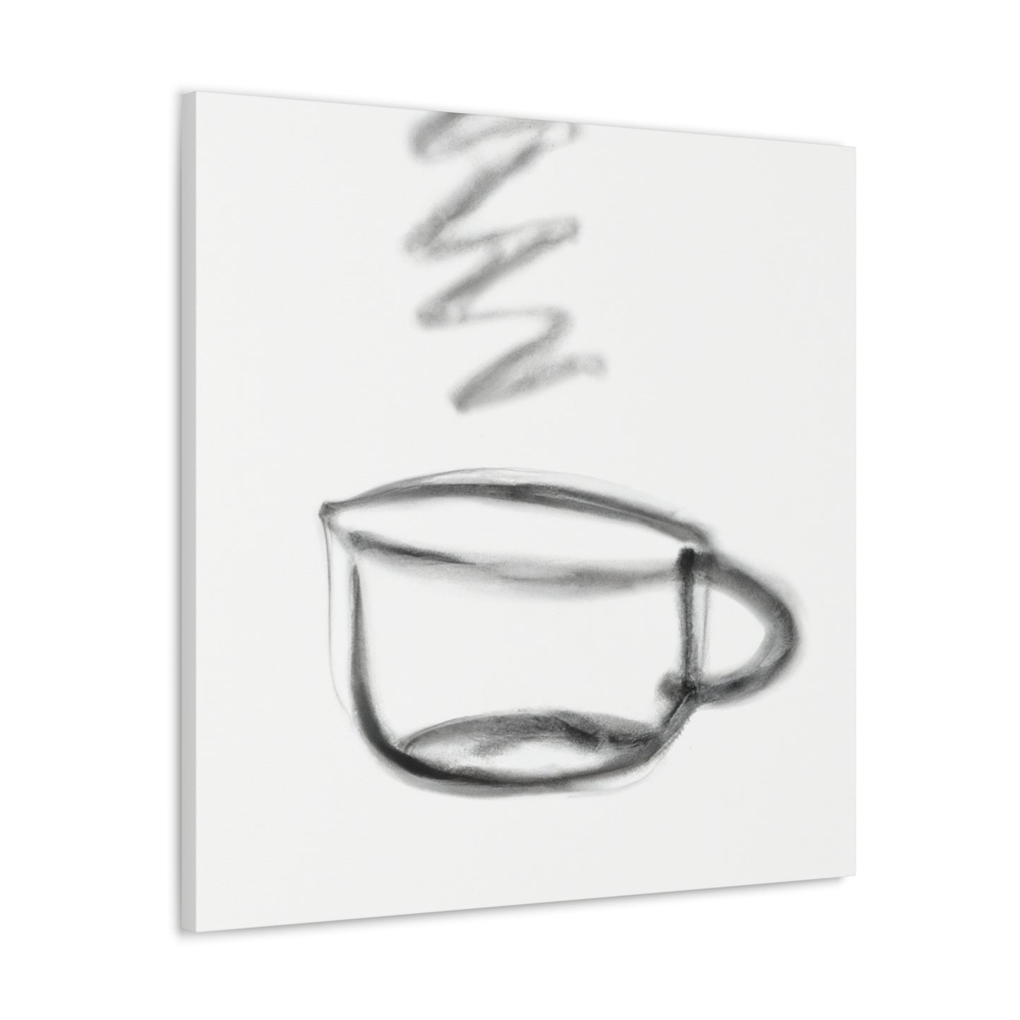 Coffee Cup Minimalism - Canvas