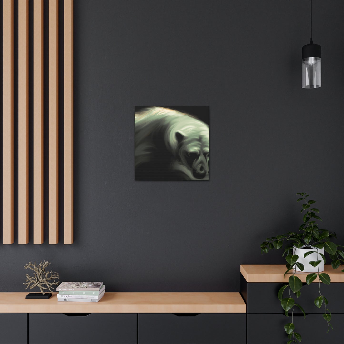 Polar Bear Dreamscape - Canvas