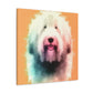 Old English Sheepdog Joy - Canvas