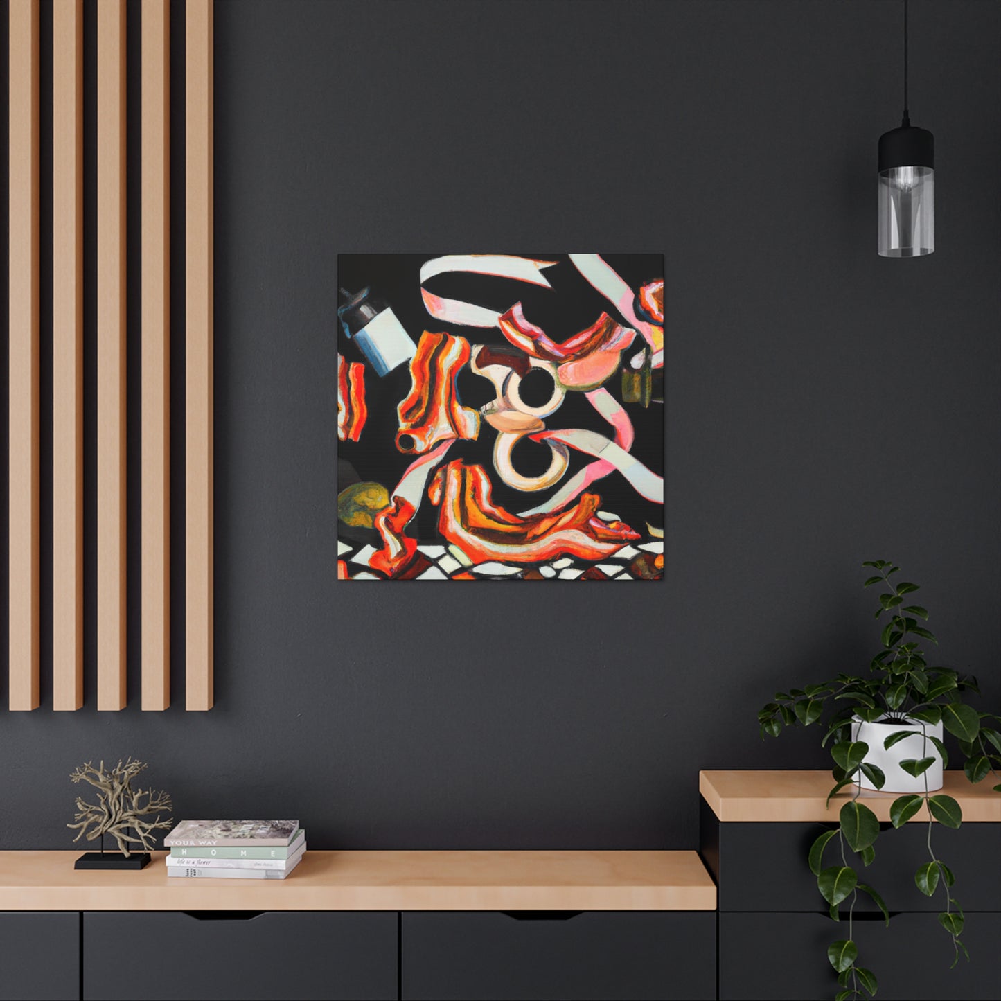 Bacon on Fire Dream - Canvas