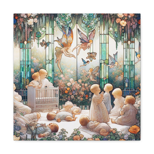 Whimsical Garden Dreams - Canvas