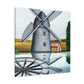 Windmill in Starlight - Canvas