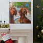 Irish Setter Portrait - Canvas