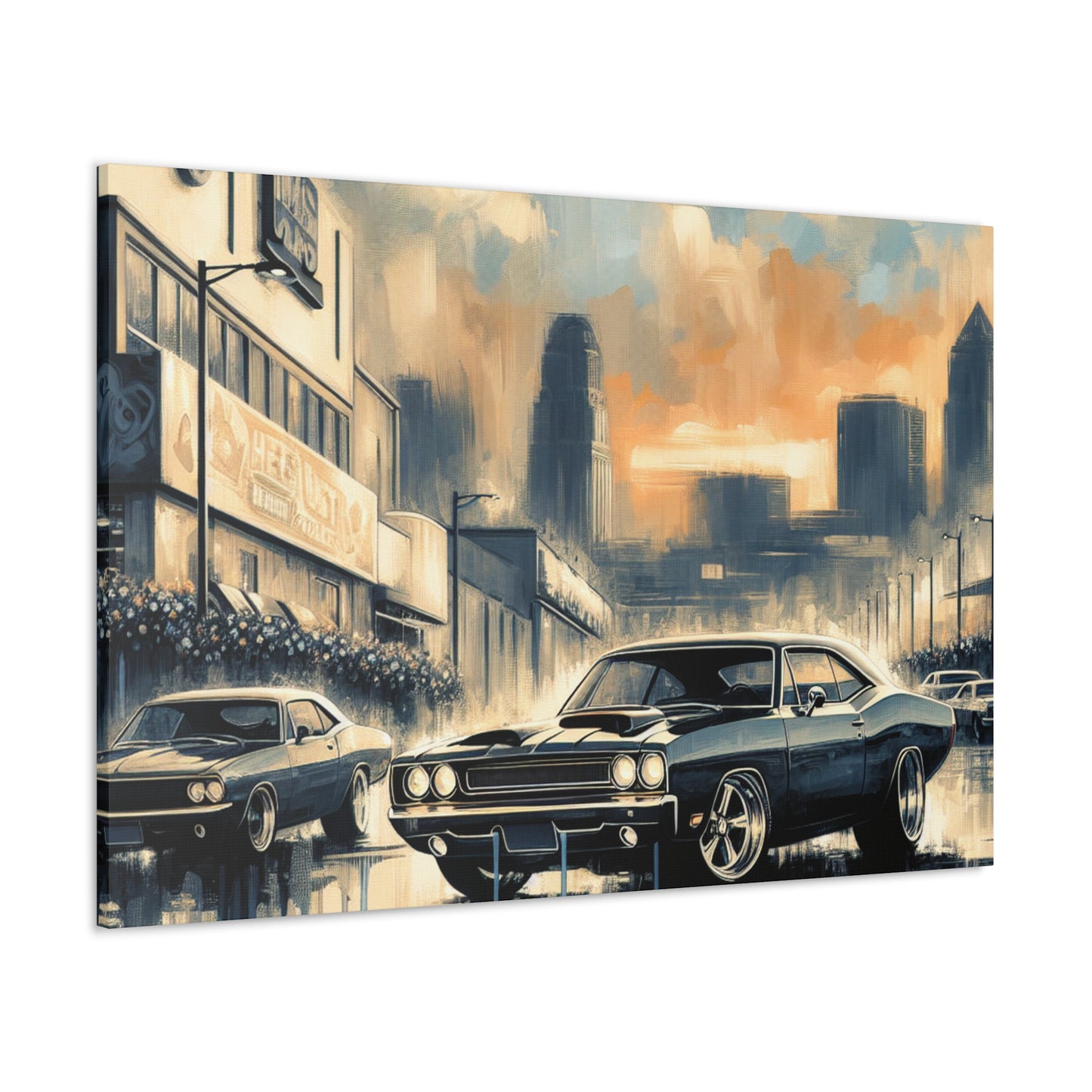 Revving Steel Legends - Canvas