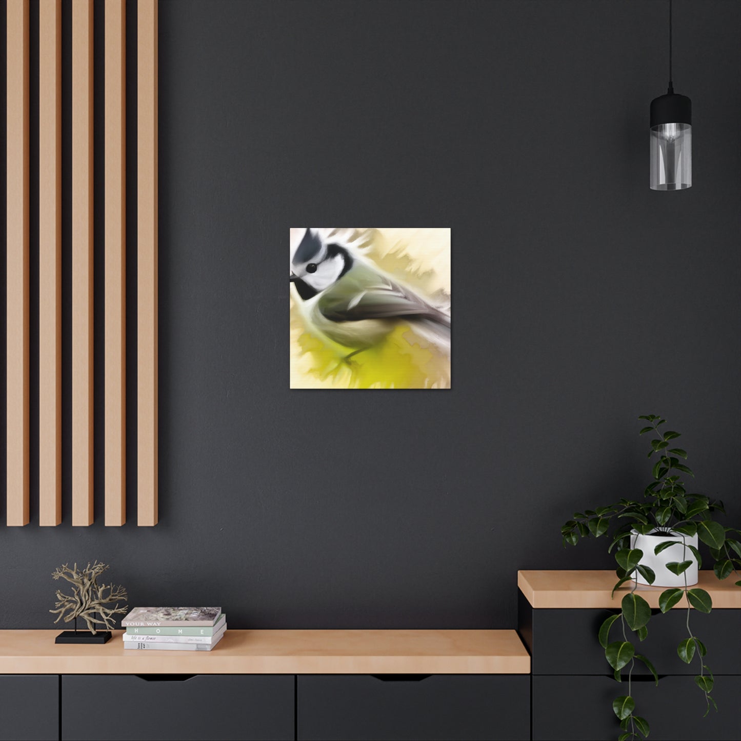 "Titmouse Tufted Majesty" - Canvas